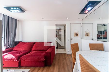 Sala de apartamento à venda com 3 quartos, 57m² em Vila Homero Thon, Santo André