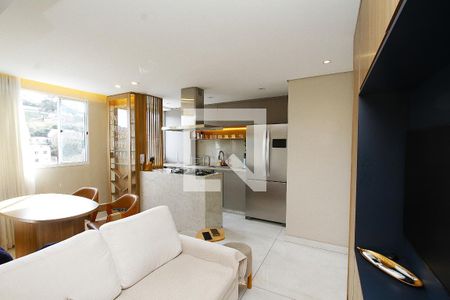 Sala de apartamento para alugar com 2 quartos, 55m² em Salgado Filho, Belo Horizonte