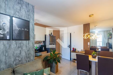 Sala de apartamento para alugar com 2 quartos, 55m² em São Pedro, Osasco