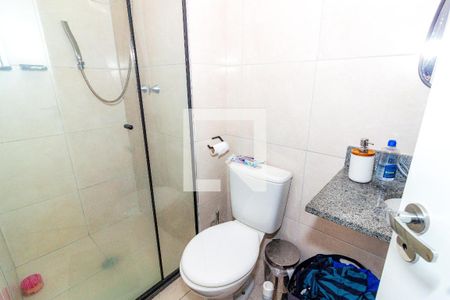 Banheiro da Suíte de apartamento para alugar com 2 quartos, 46m² em Jardim Santo Antoninho, São Paulo