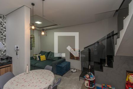 Sala de Estar/Jantar  de casa à venda com 2 quartos, 65m² em Parque Santo Antonio (nova Veneza), Sumaré