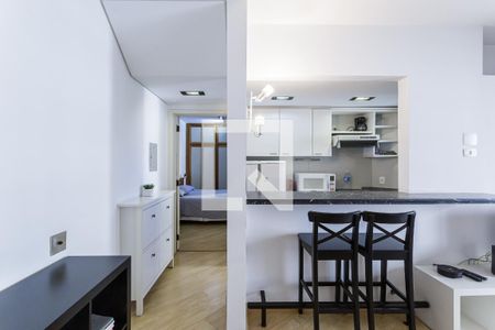 Sala de apartamento à venda com 1 quarto, 46m² em Itaim Bibi, São Paulo