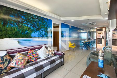 Sala de apartamento para alugar com 2 quartos, 90m² em Vilamar, Praia Grande