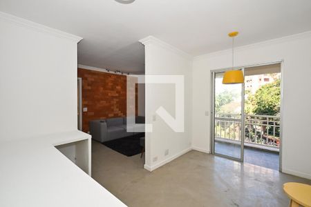 Sala de apartamento para alugar com 1 quarto, 48m² em Panamby, São Paulo