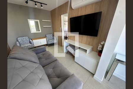 Sala de apartamento para alugar com 2 quartos, 58m² em Chácara Santo Antônio (zona Sul), São Paulo
