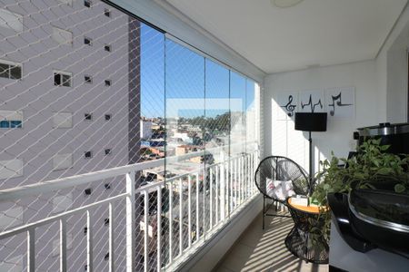 Varanda de apartamento à venda com 2 quartos, 54m² em Centro, Diadema