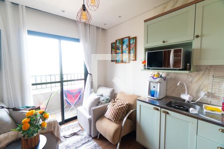 Sala/Cozinha de kitnet/studio para alugar com 1 quarto, 24m² em Vila da Saúde, São Paulo