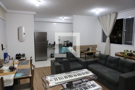 Sala de apartamento para alugar com 1 quarto, 48m² em Novo Riacho, Contagem