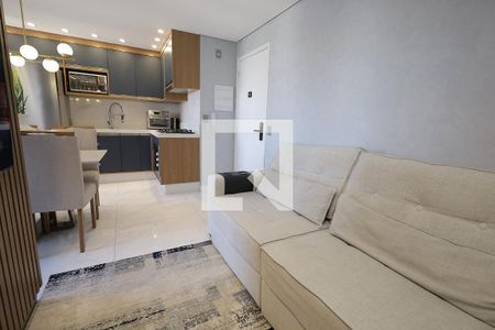 Sala de apartamento à venda com 2 quartos, 47m² em Parque Oratório, Santo André