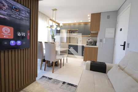 Sala de apartamento à venda com 2 quartos, 47m² em Parque Oratório, Santo André