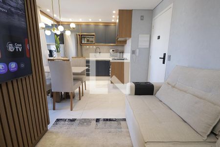 Sala de apartamento à venda com 2 quartos, 47m² em Parque Oratório, Santo André