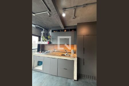 Cozinha de apartamento à venda com 1 quarto, 40m² em Continental, Osasco