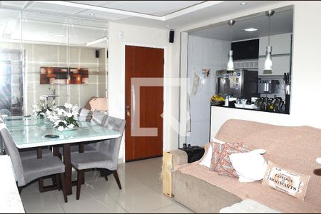 Sala de apartamento para alugar com 3 quartos, 60m² em Acaiaca, Belo Horizonte
