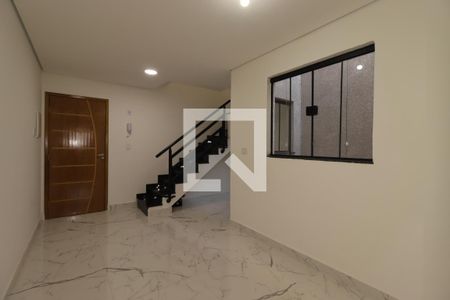 Sala de apartamento à venda com 2 quartos, 88m² em Vila Homero Thon, Santo André