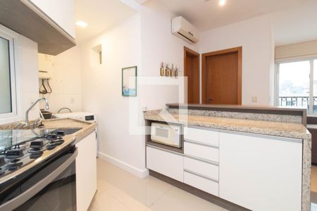 Cozinha de apartamento para alugar com 1 quarto, 45m² em Farroupilha, Porto Alegre