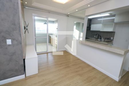 Sala de apartamento para alugar com 2 quartos, 60m² em Vila Valparaíso, Santo André