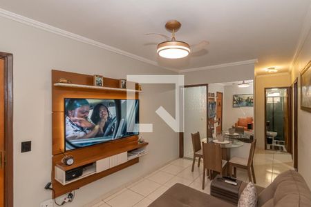 Sala de Estar/Jantar de apartamento à venda com 2 quartos, 55m² em Parque Bandeirantes I (nova Veneza), Sumaré