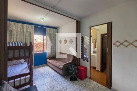 Sala/Quarto de apartamento para alugar com 1 quarto, 60m² em Cidade Ocian, Praia Grande
