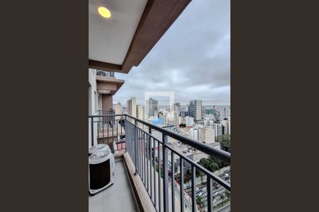 Varanda da Sala de kitnet/studio à venda com 1 quarto, 30m² em Liberdade, São Paulo