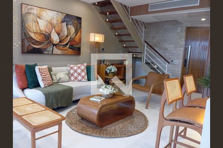 Sala de apartamento para alugar com 2 quartos, 110m² em Barra da Tijuca, Rio de Janeiro