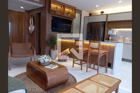 Sala de apartamento para alugar com 2 quartos, 110m² em Barra da Tijuca, Rio de Janeiro