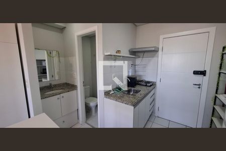 Cozinha de apartamento para alugar com 1 quarto, 22m² em Iguatemi, Ribeirão Preto