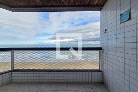 Varanda de apartamento para alugar com 3 quartos, 122m² em Guilhermina, Praia Grande