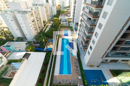 Vista da Sacada da Sala/Cozinha de kitnet/studio para alugar com 1 quarto, 29m² em Jardim Prudência, São Paulo