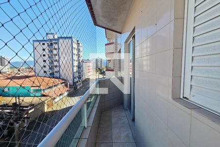 Varanda de apartamento para alugar com 2 quartos, 55m² em Nova Mirim, Praia Grande