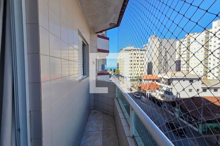 Varanda de apartamento para alugar com 2 quartos, 55m² em Nova Mirim, Praia Grande