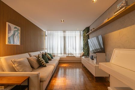 Sala de apartamento à venda com 3 quartos, 107m² em Chácara Itaim, São Paulo