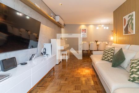 Sala de apartamento à venda com 3 quartos, 107m² em Chácara Itaim, São Paulo
