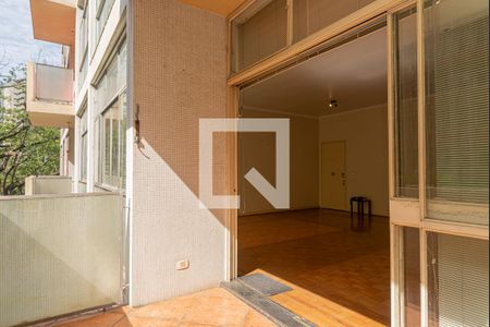 Varanda da Sala de apartamento para alugar com 3 quartos, 169m² em Consolação, São Paulo
