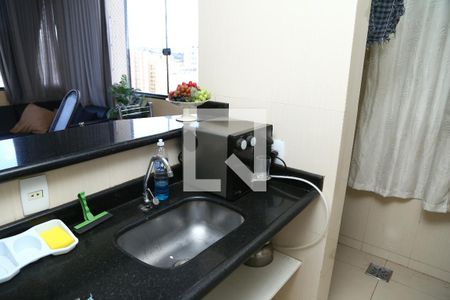 Detalhe da Cozinha Americana de apartamento para alugar com 1 quarto, 44m² em Setor Central, Goiânia