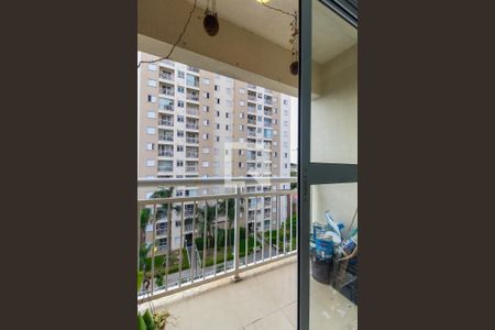 Varanda da Sala de apartamento para alugar com 2 quartos, 47m² em Jardim das Oliveiras, São Paulo