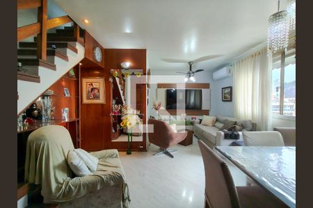 Sala de apartamento à venda com 3 quartos, 90m² em Tijuca, Rio de Janeiro