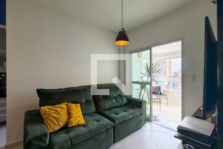 Sala de apartamento para alugar com 2 quartos, 70m² em Boqueirão, Praia Grande