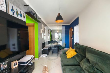 Sala de apartamento para alugar com 2 quartos, 70m² em Boqueirão, Praia Grande