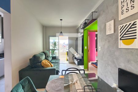 Sala de apartamento para alugar com 2 quartos, 70m² em Boqueirão, Praia Grande