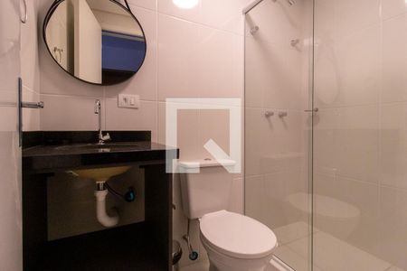 Banheiro de kitnet/studio à venda com 1 quarto, 19m² em Rebouças, Curitiba