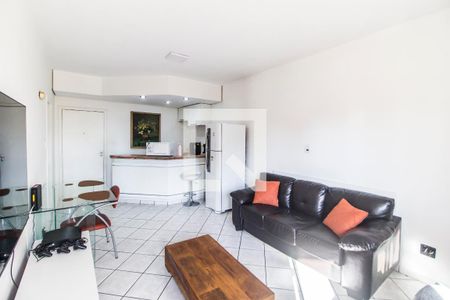 Sala de apartamento para alugar com 1 quarto, 55m² em Alphaville, Barueri
