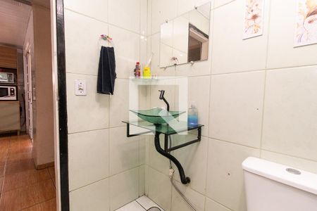 Banheiro Social de casa de condomínio para alugar com 2 quartos, 70m² em Sítio Cercado, Curitiba