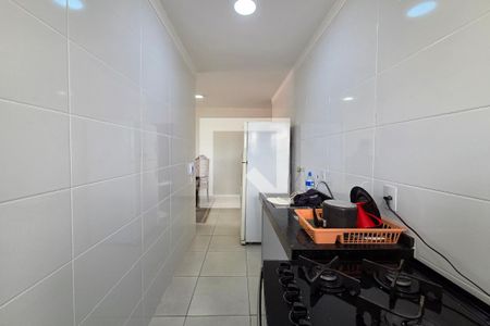 Cozinha de apartamento para alugar com 2 quartos, 100m² em Guilhermina, Praia Grande