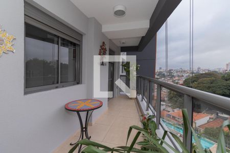 Sacada da Sala de apartamento à venda com 2 quartos, 68m² em Vila Ipojuca, São Paulo