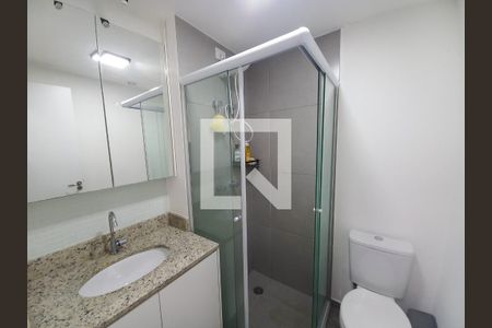 Banheiro de kitnet/studio à venda com 1 quarto, 25m² em Santa Cecilia, São Paulo