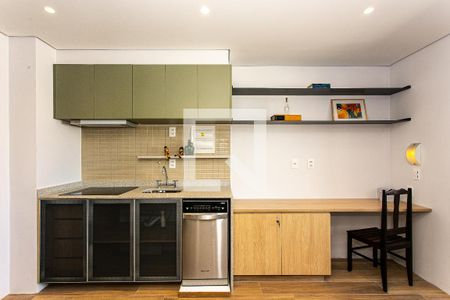 Sala de apartamento à venda com 1 quarto, 37m² em Vila Anglo Brasileira, São Paulo