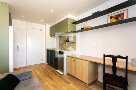 Sala de apartamento à venda com 1 quarto, 37m² em Vila Anglo Brasileira, São Paulo