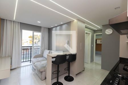 Sala  de apartamento para alugar com 2 quartos, 45m² em Vila Nova Carolina, São Paulo