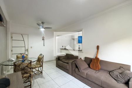 Sala de apartamento para alugar com 2 quartos, 96m² em Canto do Forte, Praia Grande