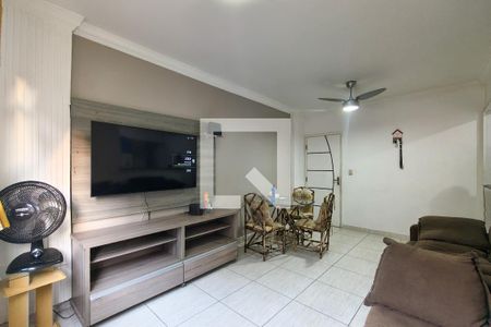 Sala de apartamento para alugar com 2 quartos, 96m² em Canto do Forte, Praia Grande